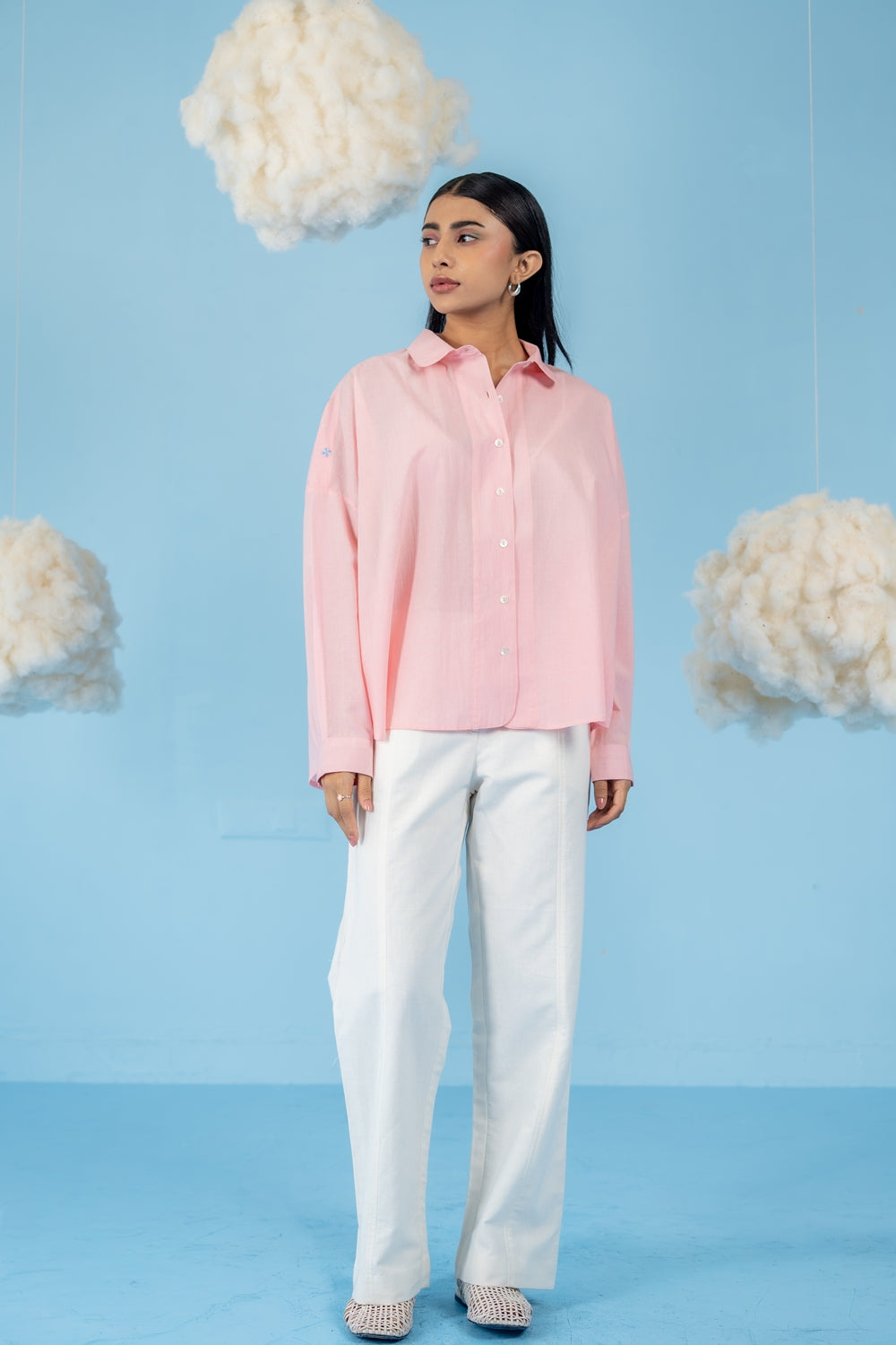 BABY PINK  PEACH SHIRT
