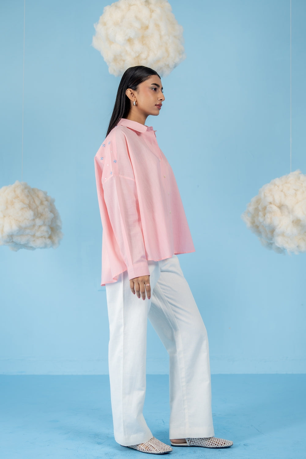 BABY PINK  PEACH SHIRT