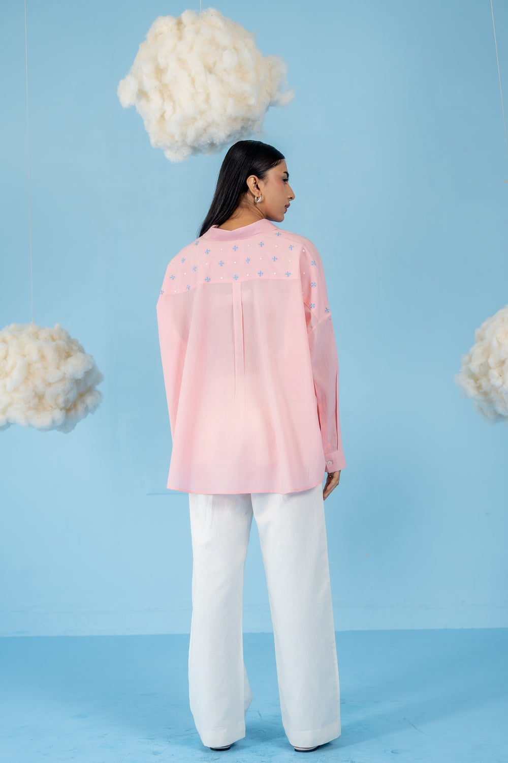 BABY PINK  PEACH SHIRT