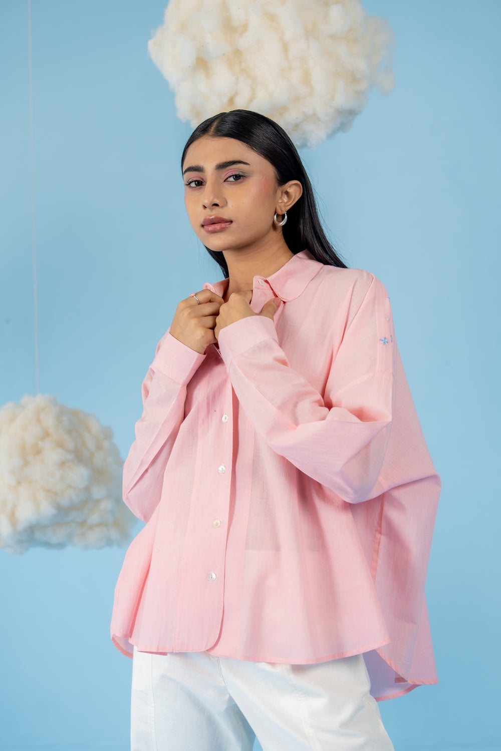 BABY PINK  PEACH SHIRT