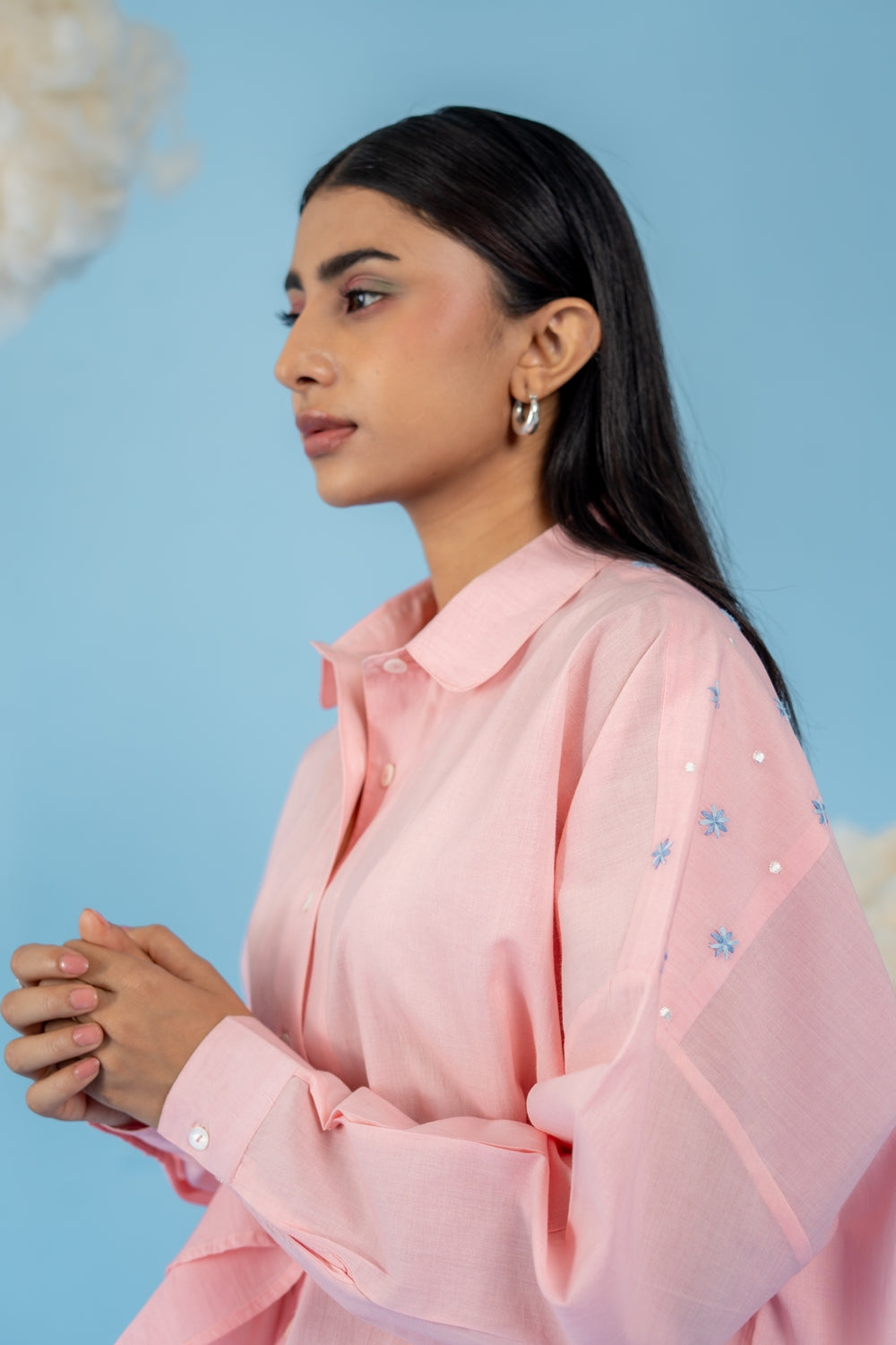 BABY PINK  PEACH SHIRT