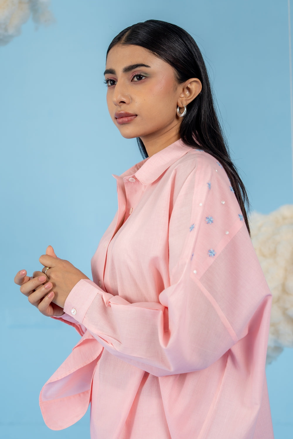 BABY PINK  PEACH SHIRT