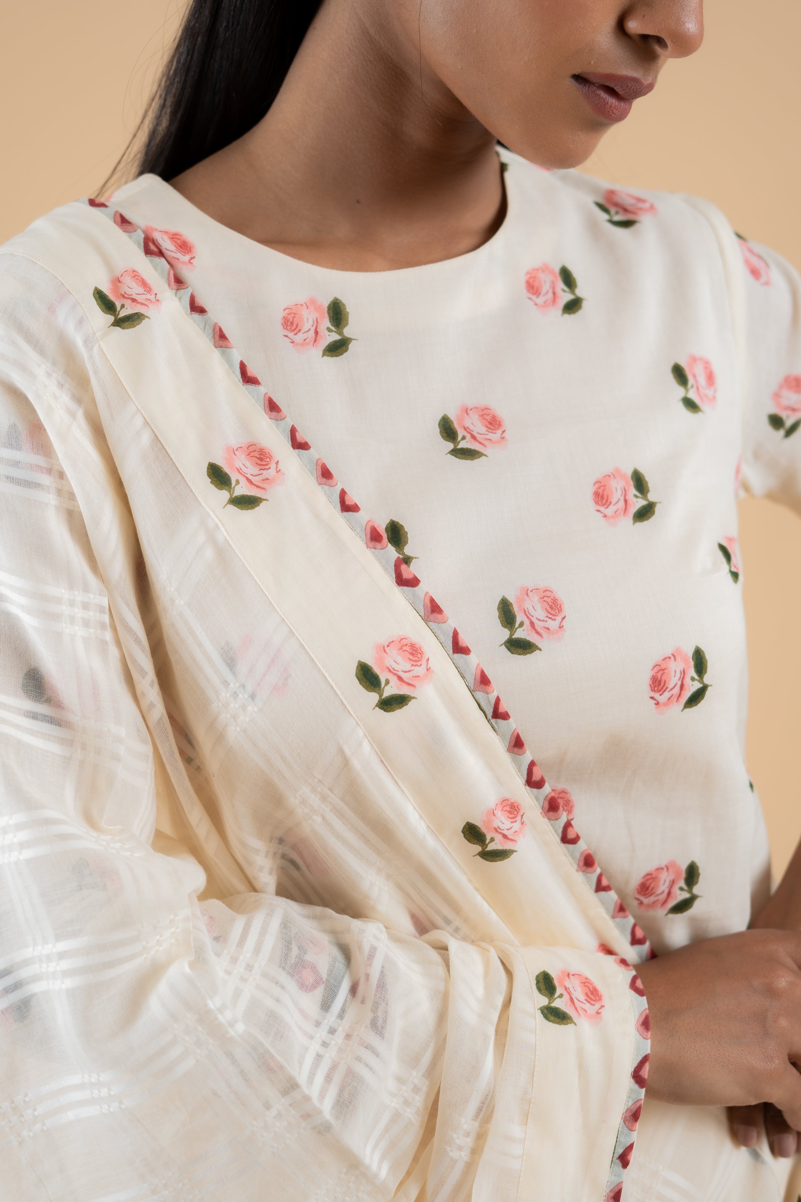 OFF WHITE ARUNIMA  KURTA SET OF 3