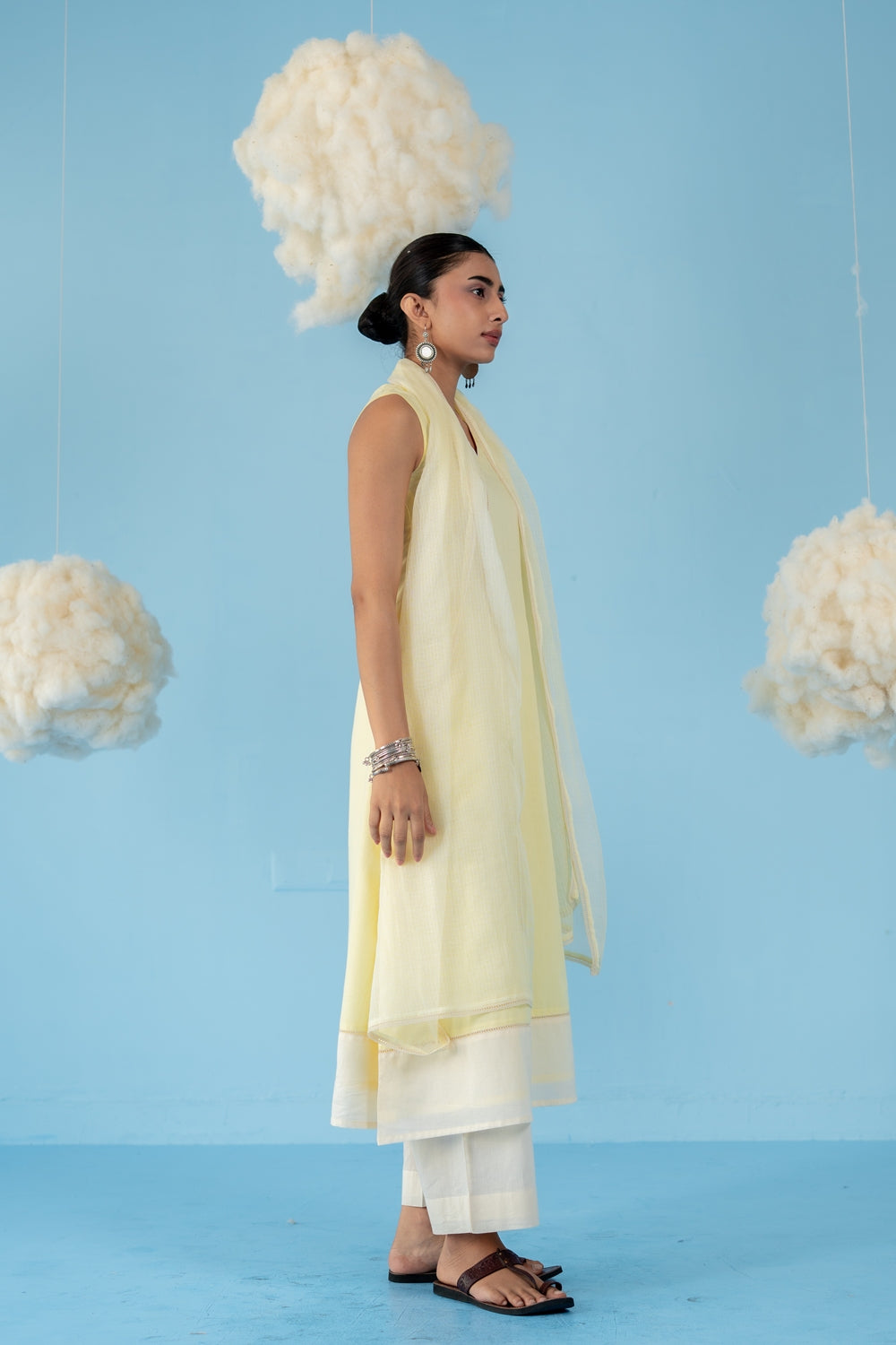 BUTTER YELLOW HONEY KURTA SET OF 3