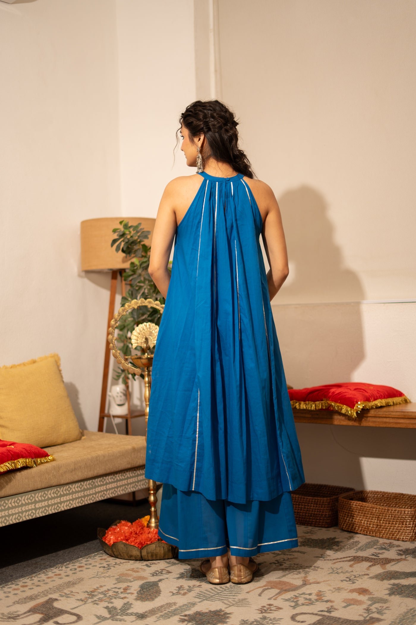 BLUE VARNIKA KURTA SET OF 2