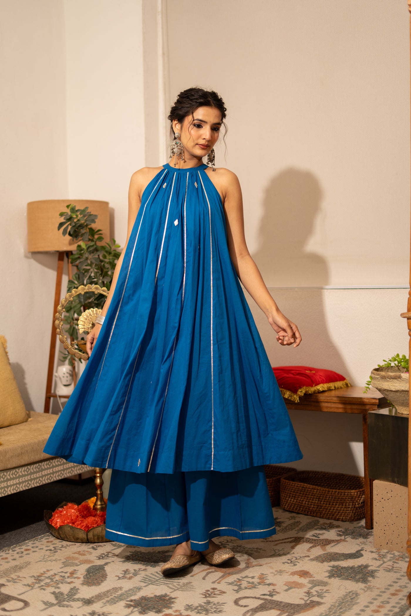 BLUE VARNIKA KURTA SET OF 2