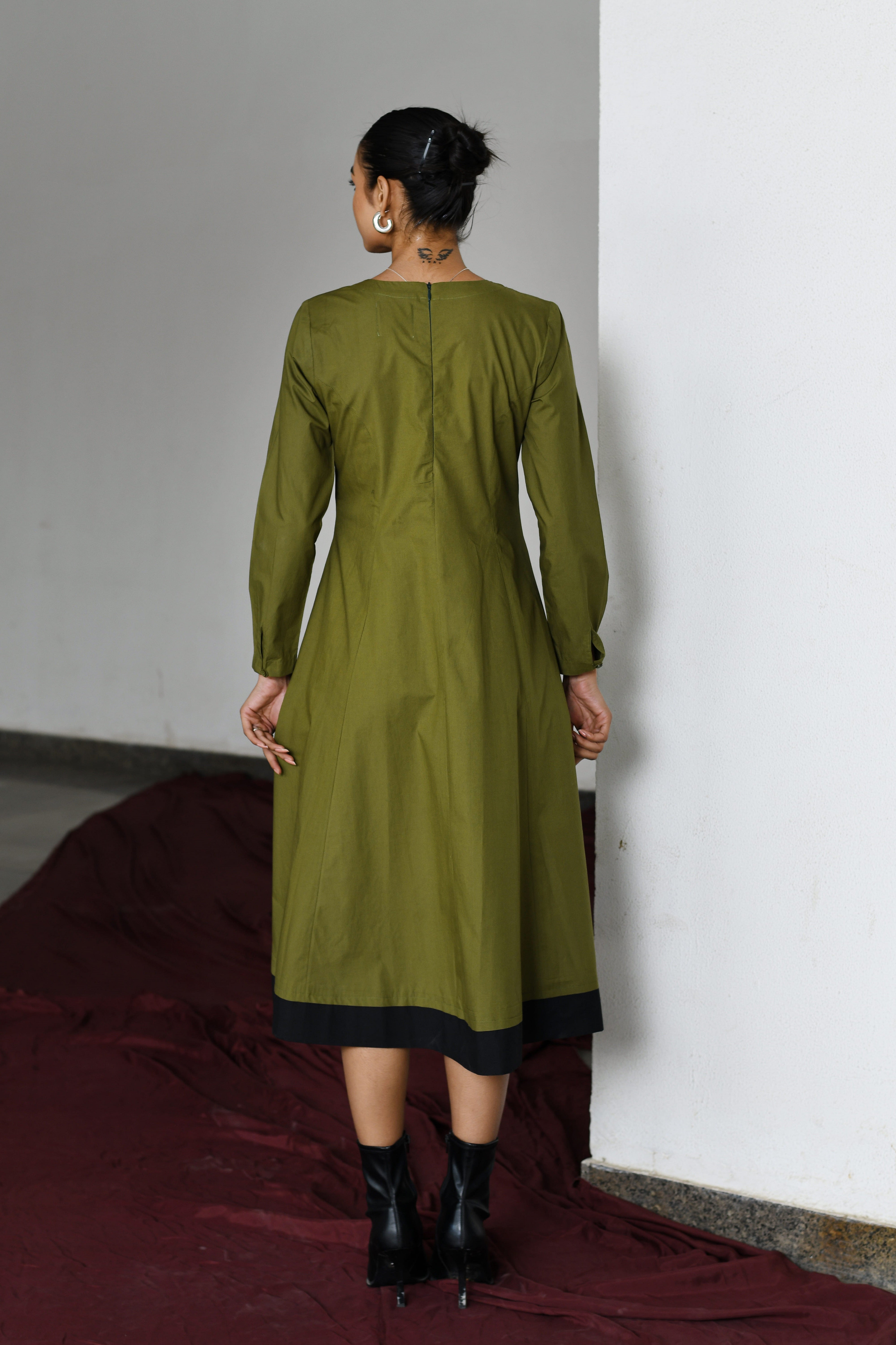 OLIVE BBUBBLEGUM DRESS