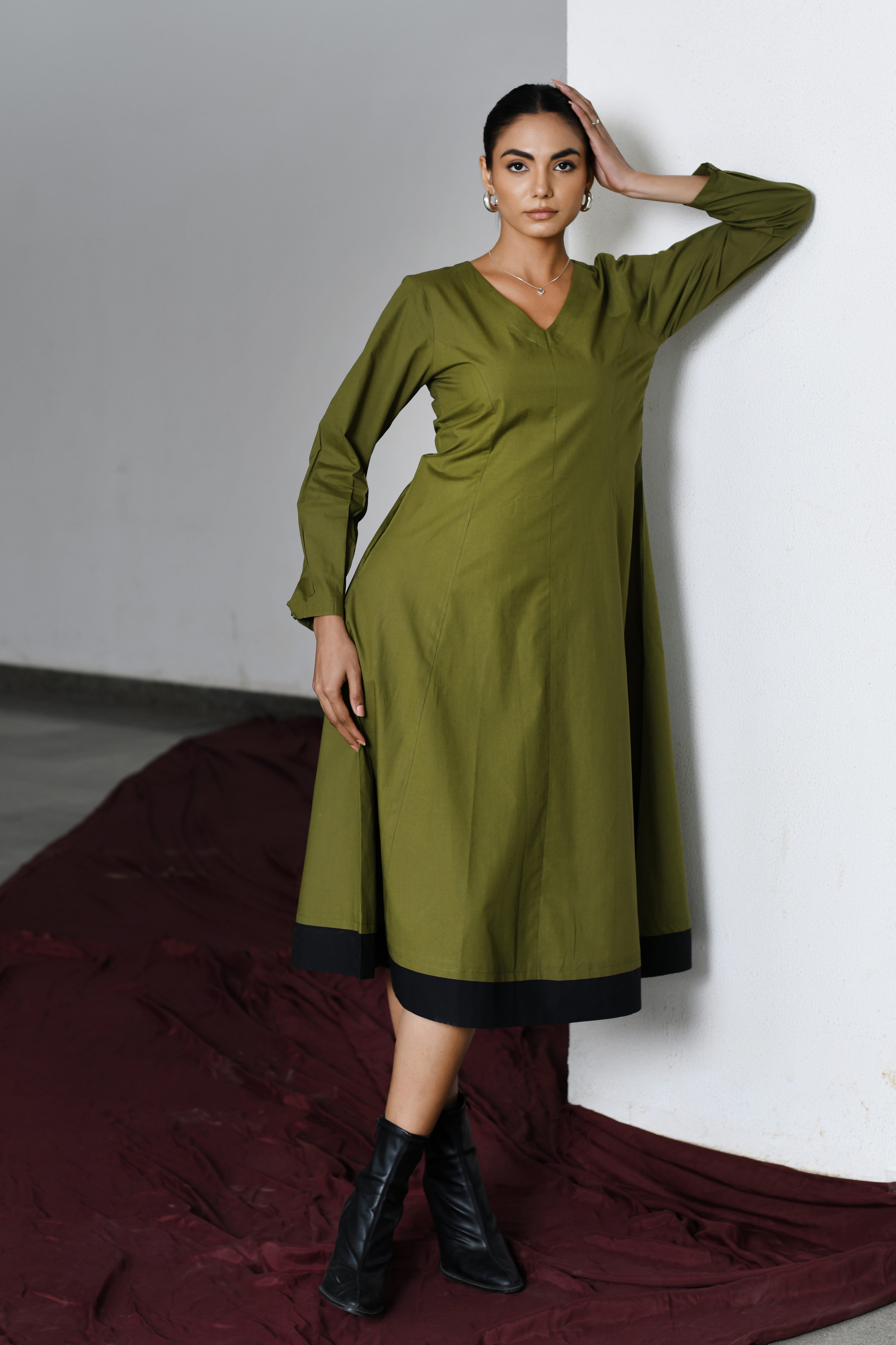 OLIVE BBUBBLEGUM DRESS