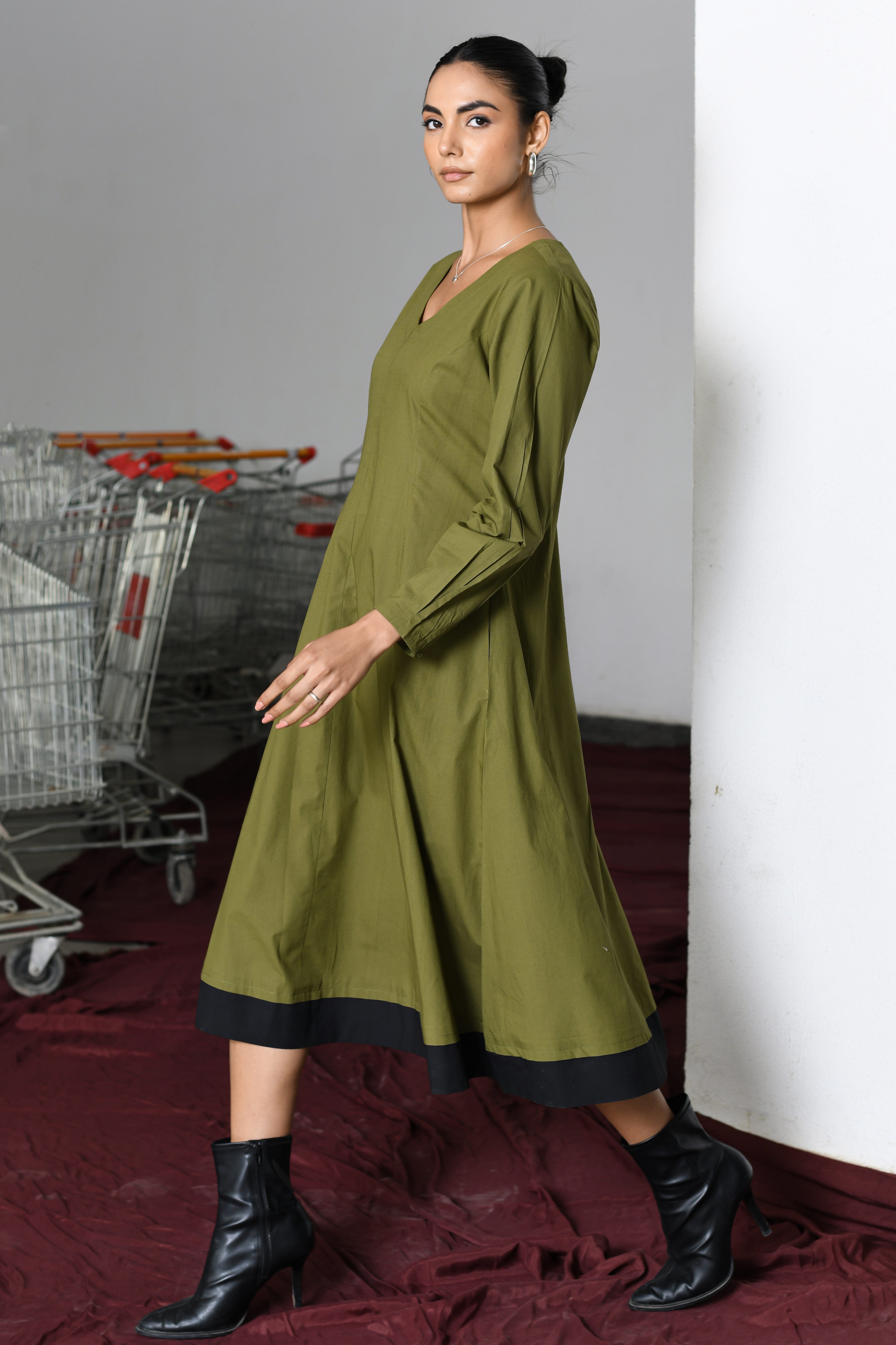 OLIVE BBUBBLEGUM DRESS