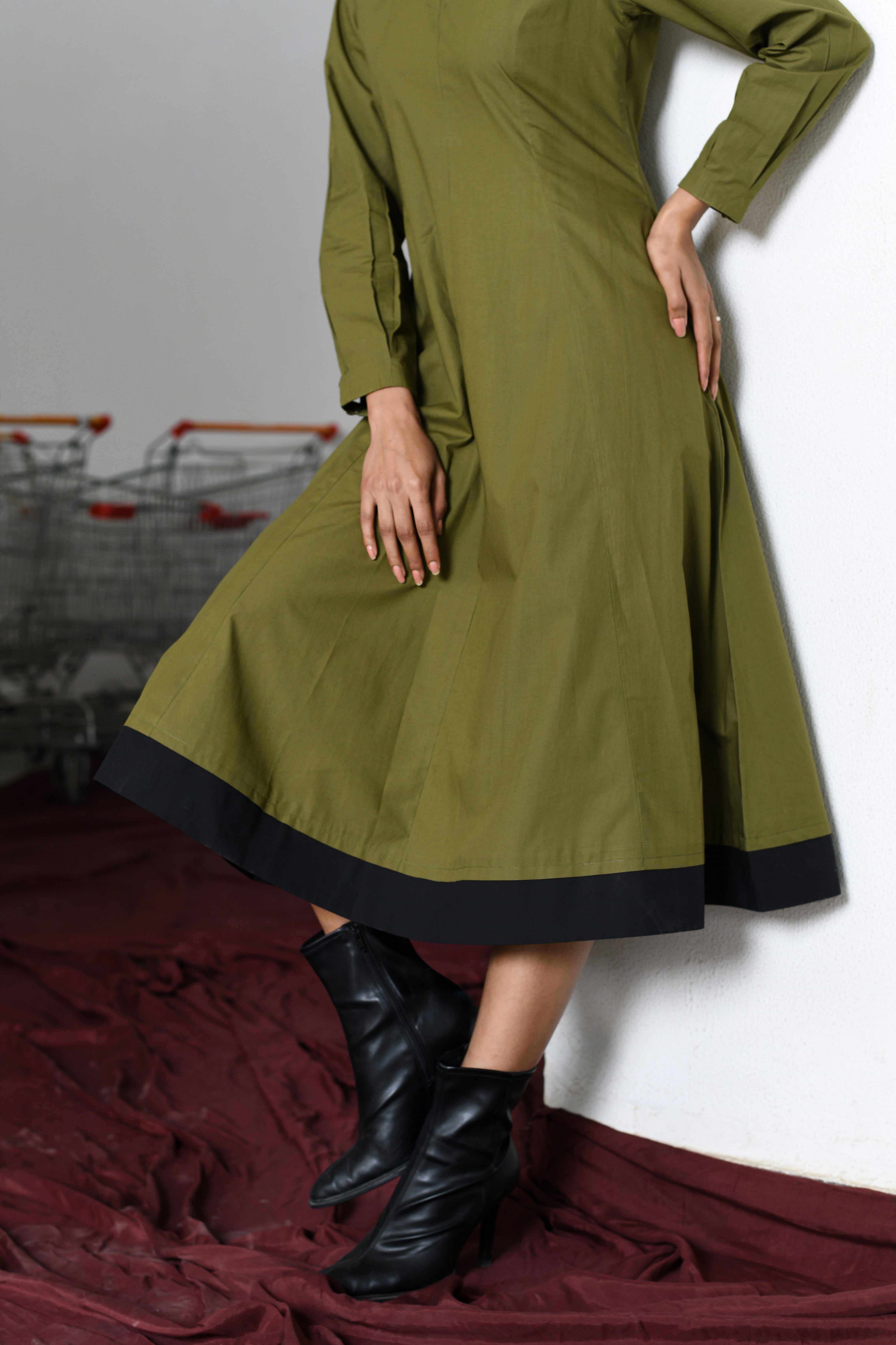 OLIVE BBUBBLEGUM DRESS