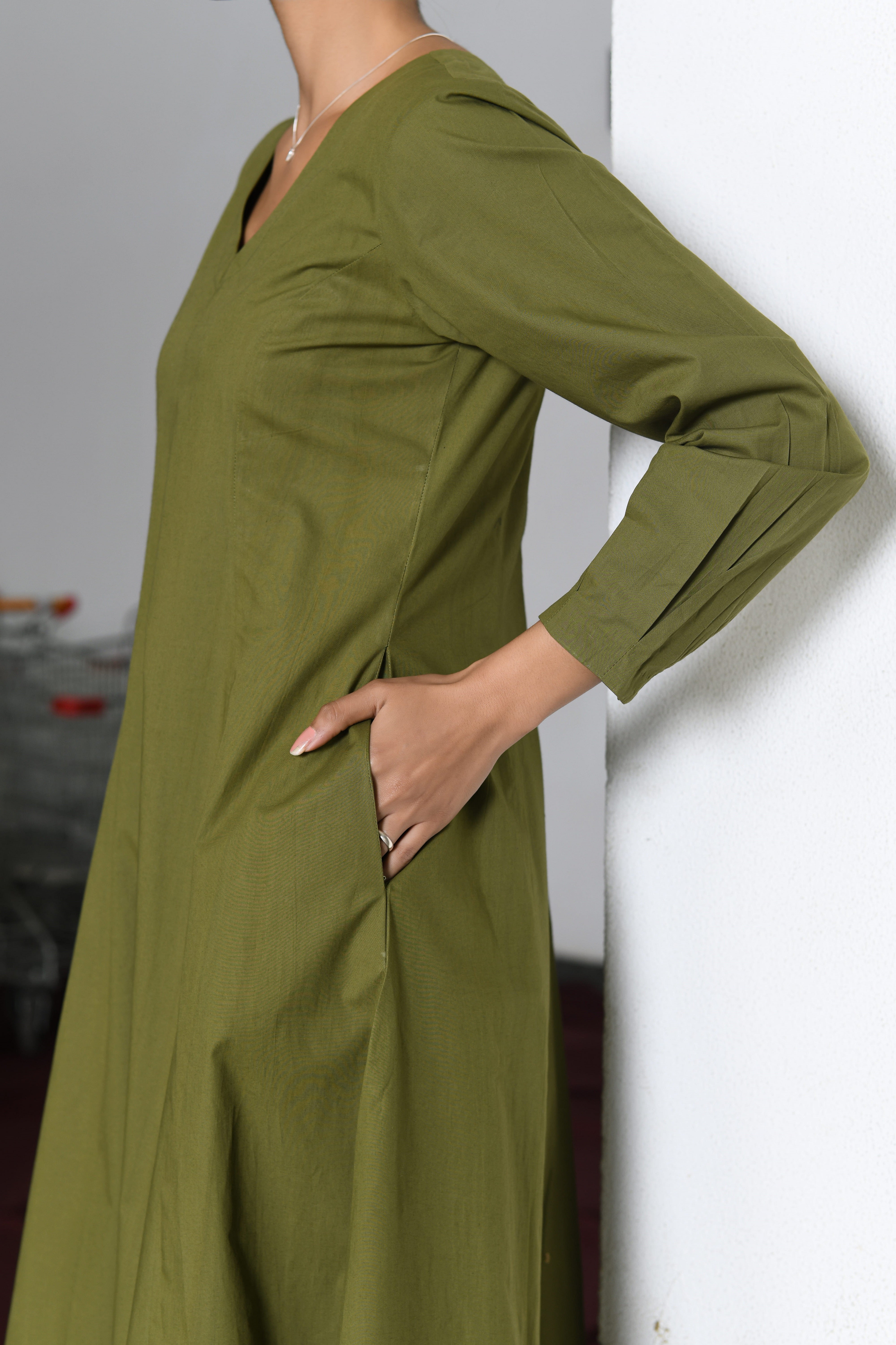 OLIVE BBUBBLEGUM DRESS