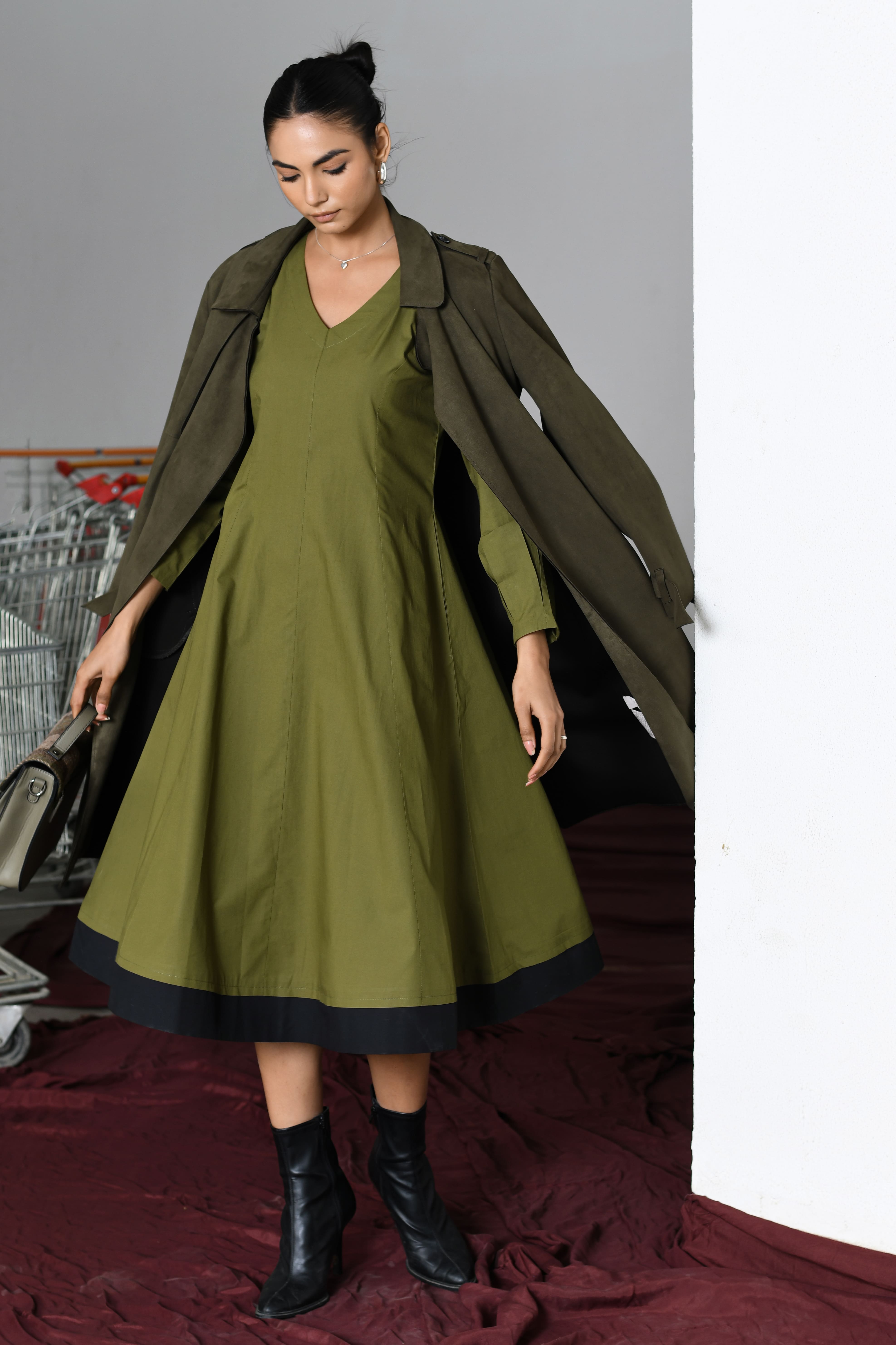 OLIVE BBUBBLEGUM DRESS