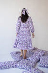 Lavender Printed Dress