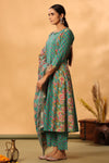 Sea Green A-Line Suit Set