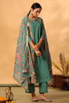 Sea Green A-Line Suit Set